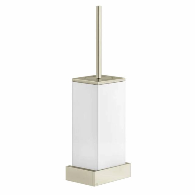 Gessi Rettangolo Porta Scopino a Parete 20819-Nickel PVD