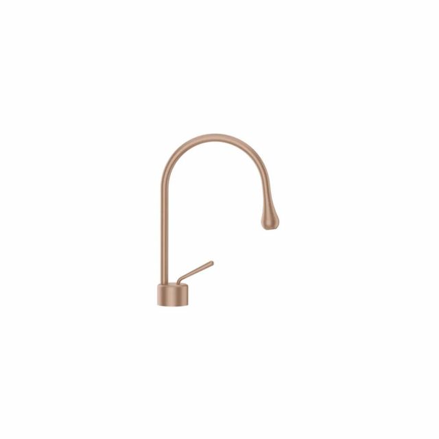 Gessi Goccia Miscelatore monocomando lavabo 33601-Copper Brushed GHRC