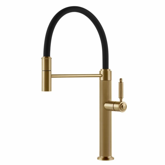 Gessi Venti20 Cucina Miscelatore Monocomando 60634-Gold Brushed PVD