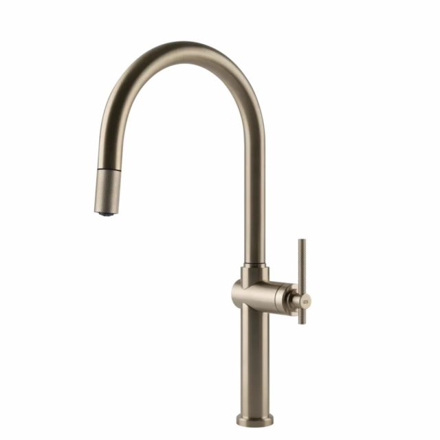 Gessi Cucina Habito Miscelatore Monocomando Cucina 60672-Finox Brushed Nickel