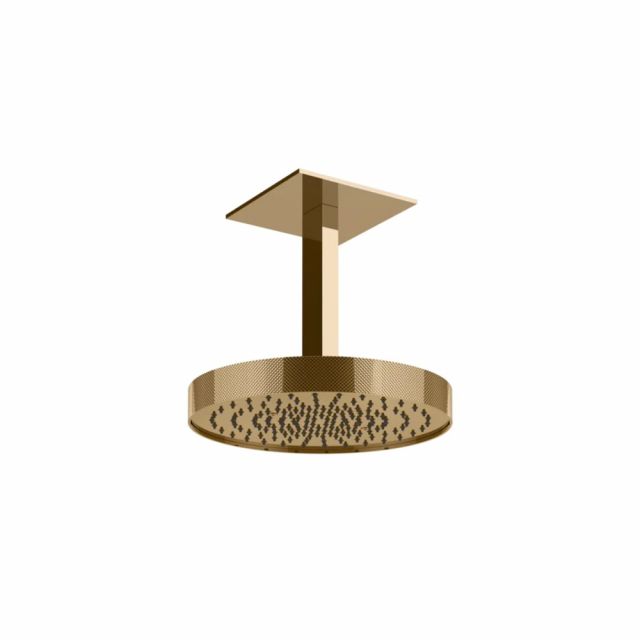 Gessi Tondo Shower Soffione a soffitto orientabile 63472 -Warm Bronze PVD