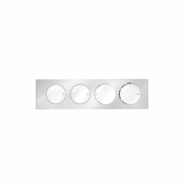 Gessi Origini Thermostat-Brausemischer + Unterputzteil 63011+66222-Chrom