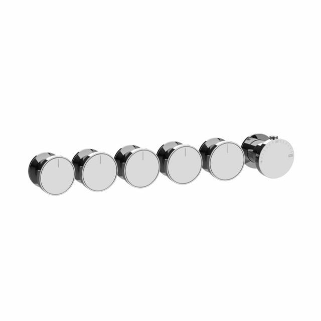Gessi Origini Thermostatischer Duschmischer + Unterputzteil 09263+66340-Chrom