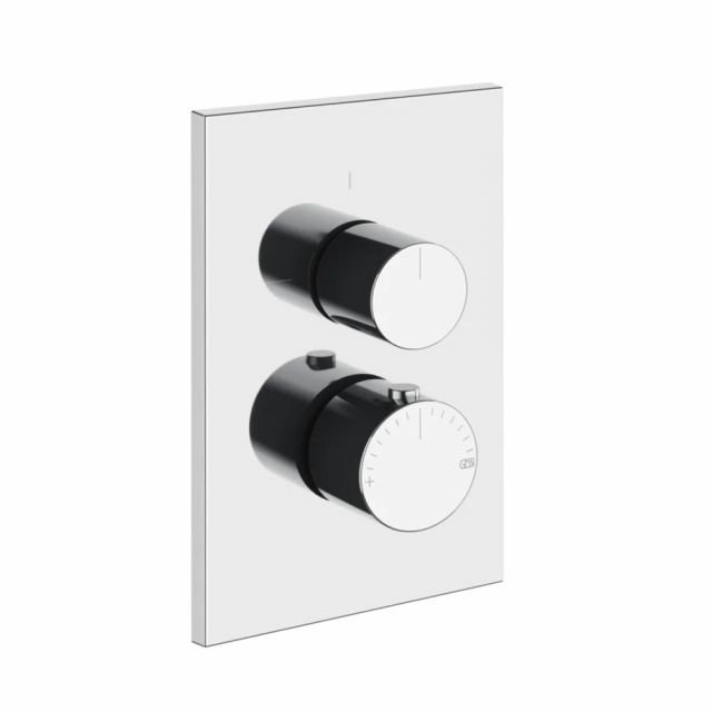 Gessi Habito Unito Miscelatore termostatico a 2 vie 70031+09269-Cromo