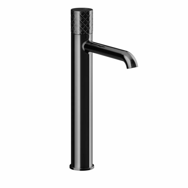 Gessi Habito Intreccio Miscelatore lavabo alto senza scarico 70104-Black Metal PVD