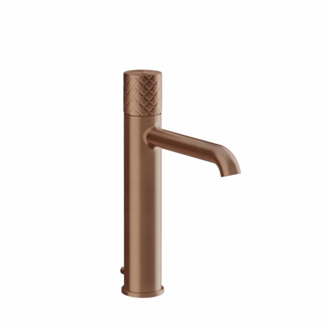 Gessi Habito Intreccio Miscelatore lavabo medio 70105-Copper Brushed PVD