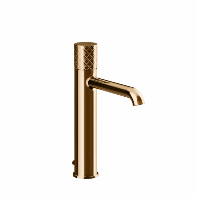 Gessi Habito Intreccio Miscelatore lavabo medio 70105-Warm Bronze PVD