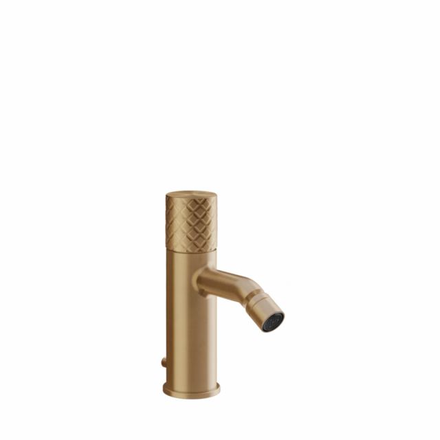 Gessi Habito Intreccio Miscelatore bidet con scarico 70107-Warm Bronze Brushed PVD