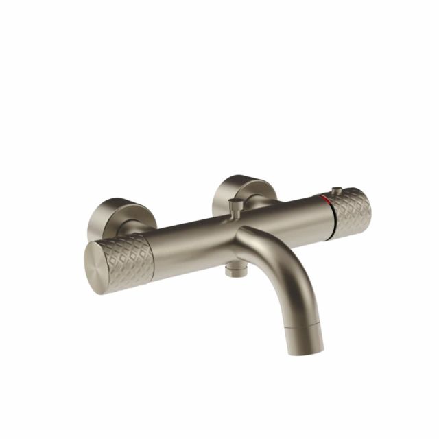 Gessi Habito Intreccio Miscelatore vasca termostatico 70113-Finox Brushed Nickel