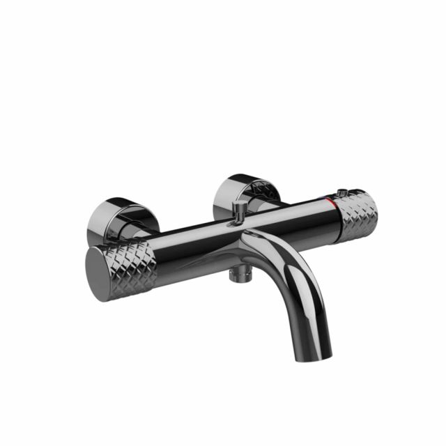 Gessi Habito Intreccio Miscelatore vasca termostatico 70113-Black Metal PVD
