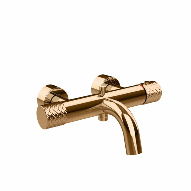 Gessi Habito Intreccio Miscelatore vasca termostatico 70113-Warm Bronze PVD