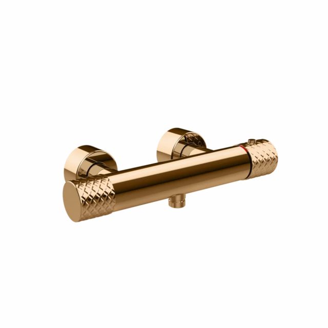 Gessi Habito Intreccio Miscelatore doccia termostatico 70133-Warm Bronze PVD