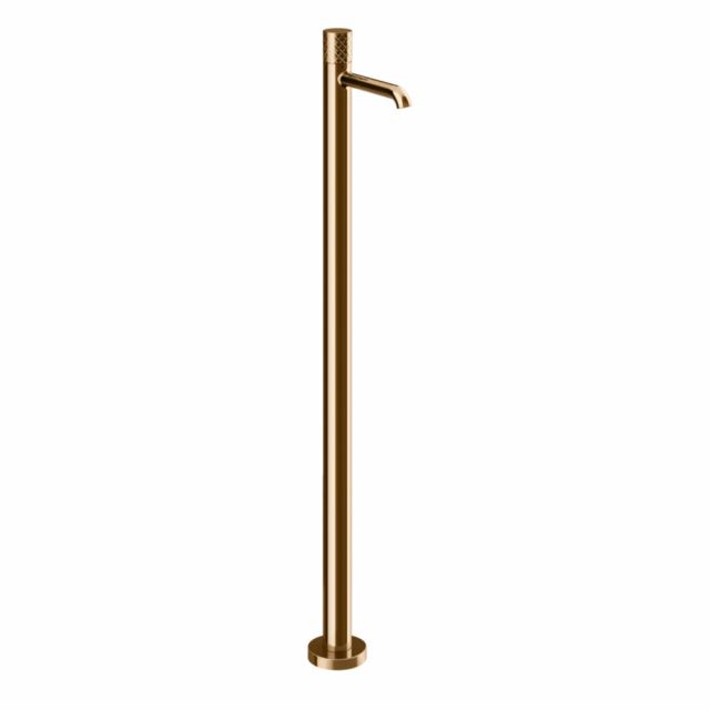 Gessi Habito Intreccio Miscelatore lavabo da terra 70195+46189-Warm Bronze PVD