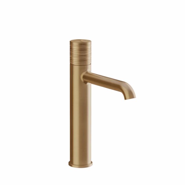 Gessi Habito Trame Miscelatore lavabo medio 70306-Warm Bronze Brushed PVD