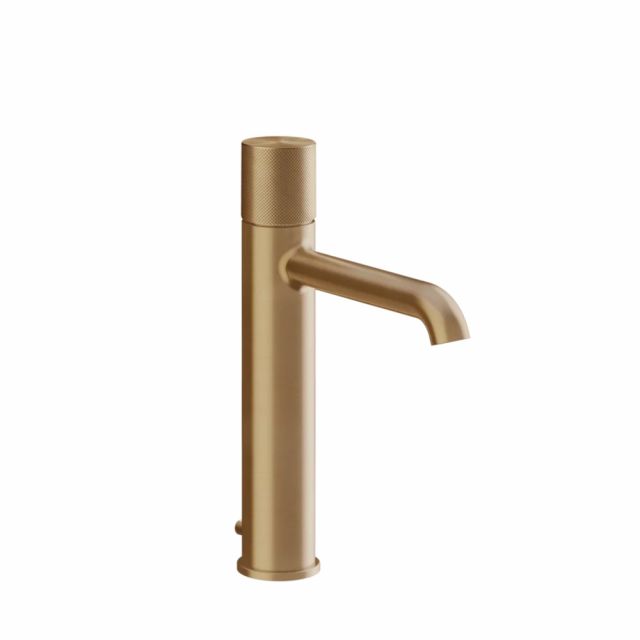 Gessi Habito Diamantato Miscelatore lavabo medio 70605-Warm Bronze Brushed PVD