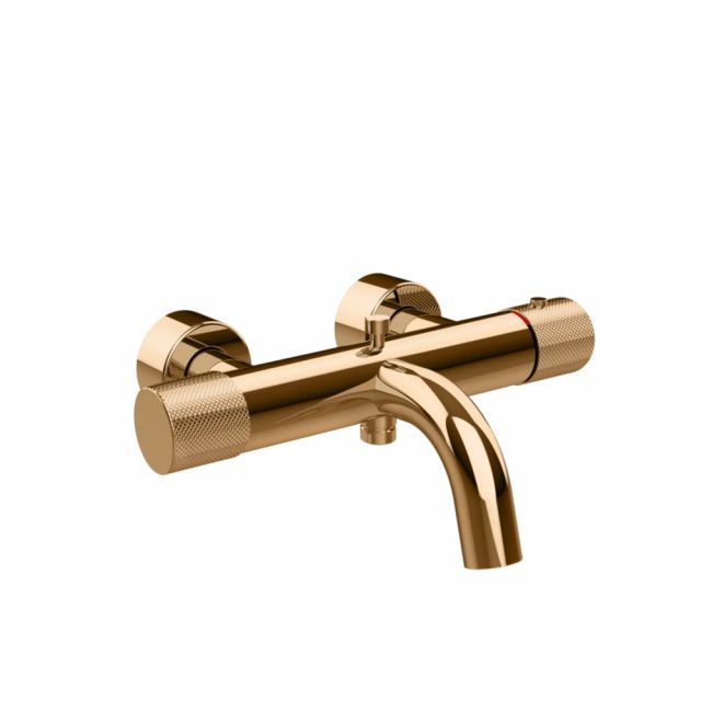 Gessi Habito Diamantato Miscelatore vasca termostatico 70613-Warm Bronze PVD