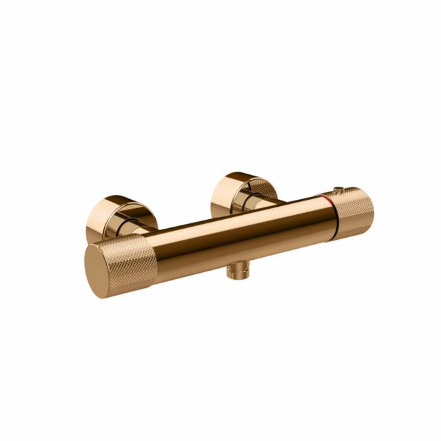 Gessi Habito Diamantato Miscelatore doccia termostatico 70633-Warm Bronze PVD