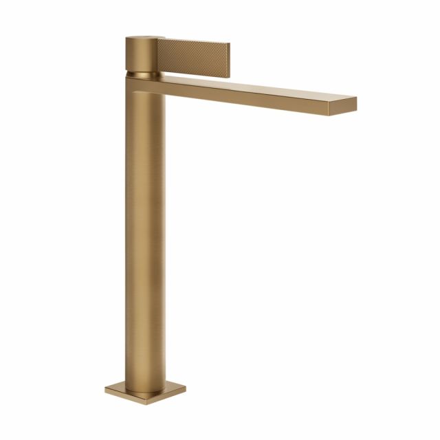 Gessi Inverso Diamantato Miscelatore lavabo alto 73604-Warm Bronze Brushed PVD