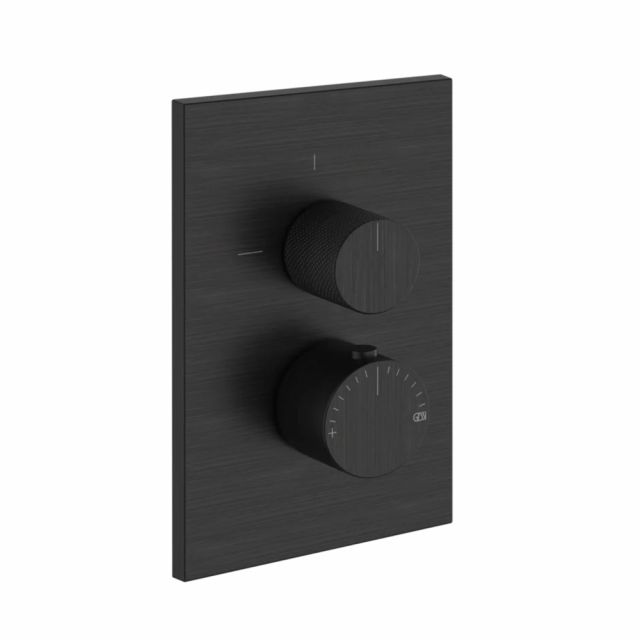 Gessi Habito Diamantato Miscelatore termostatico 1 via 73633+09269-Aged Bronze