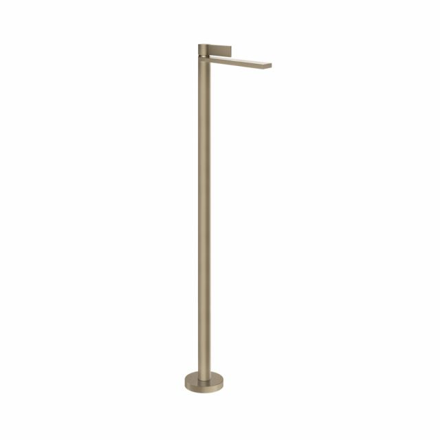 Gessi Inverso Diamantato Miscelatore lavabo da terra 73695+46189-Finox Brushed Nickel