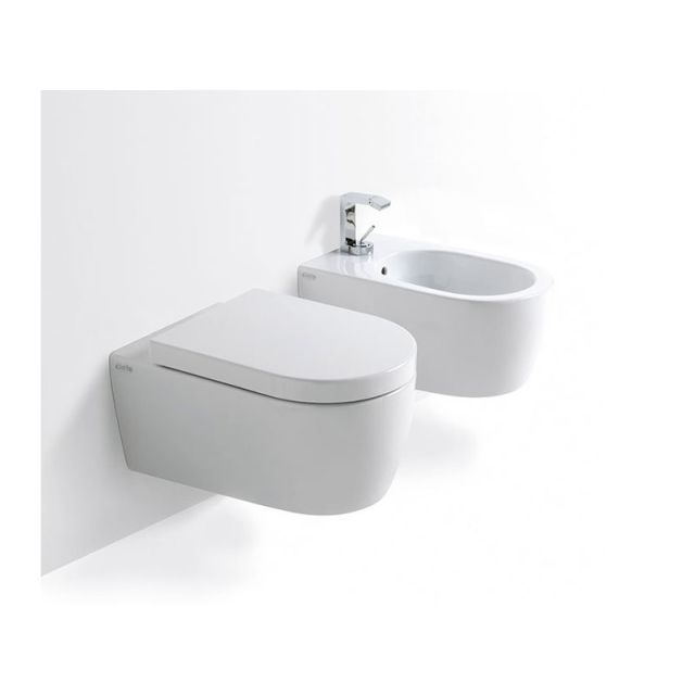 Cielo Smile NEW Toiletten  Wand-WC + Bidet SMVSNW + SMBSNW
