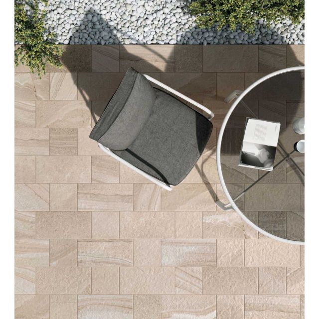 Piastrella ABK Serie Re-Work 30x60 multi fog effetto pietra REN03500
