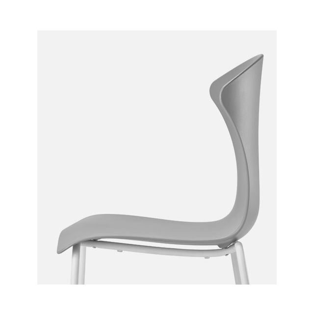Infiniti Design Glossy Stuhl mit 4 Beinen