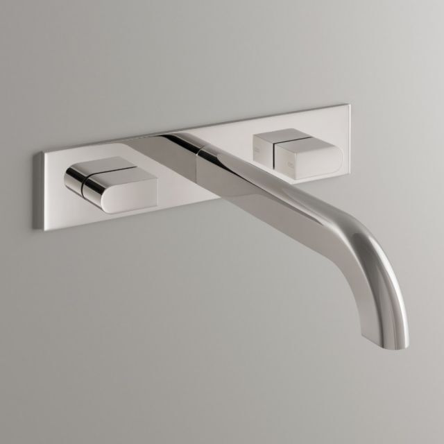 Cea Design Sixty Miscelatore lavabo SIX02+PTR56-Acciaio Lucido
