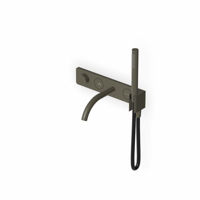 Zucchetti Hoop Termostatico vasca-doccia a 2 pulsanti ZHO825-Matt Mirto