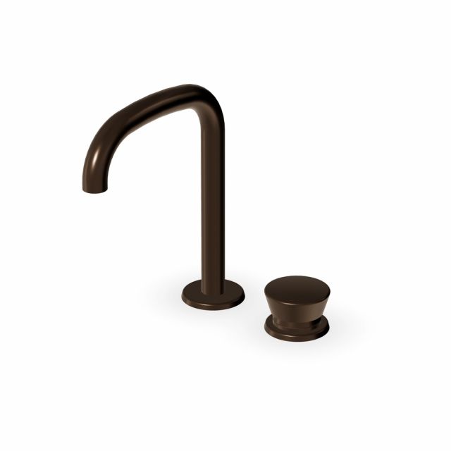 Zucchetti Sablier Miscelatore monocomando lavabo a 2 fori ZSL419.X-Brushed Chocolate PVD