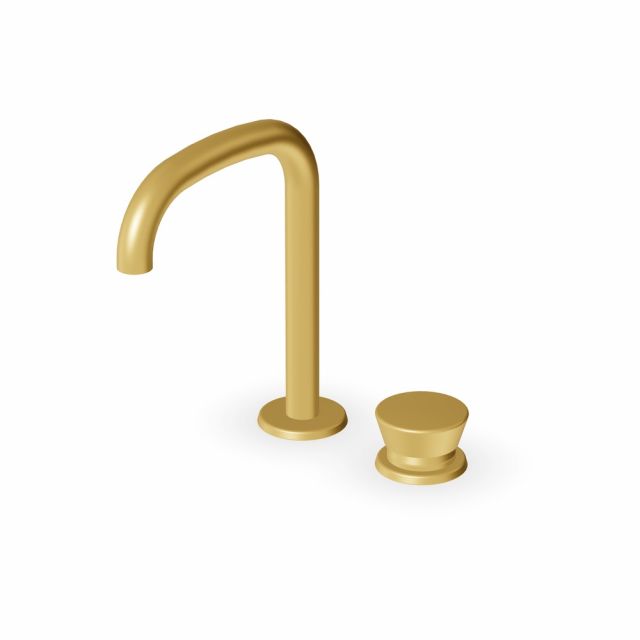 Zucchetti Sablier Miscelatore monocomando lavabo a 2 fori ZSL419.X-Matt Gold PVD
