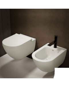 Cielo Genießen Toiletten  Wand-WC + Bidet EJVS + EJBs